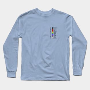 resistor colour codes Long Sleeve T-Shirt